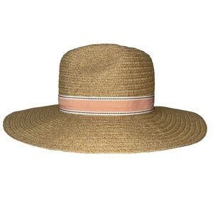 Anthropologie Paper Hat New NWT Summer Spring Vacation Beach Coastal Grandma